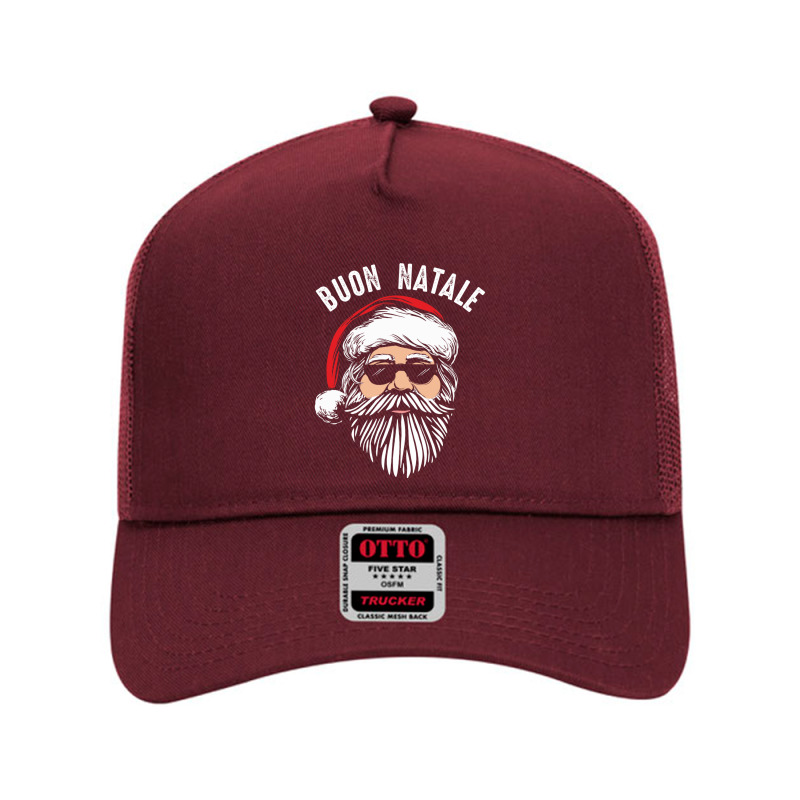 Babbo Natale Italian Santa Funny Christmas Gift For Buon Natale Mesh Back Trucker Hat by SamsulArt | Artistshot