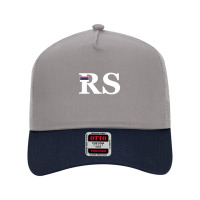 Serbia Flag And Country Initials Mesh Back Trucker Hat | Artistshot