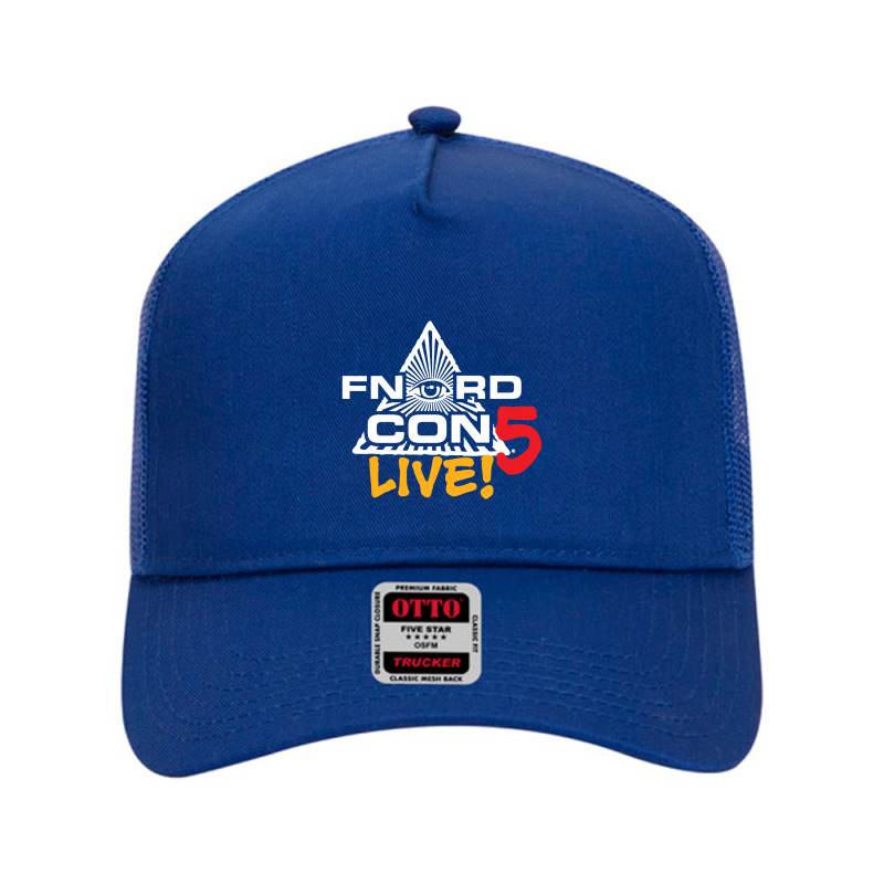 Fnordcon 5 Live! (white Letters) Mesh Back Trucker Hat by larevanisa | Artistshot