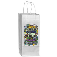 Camra Is Life Wine Paper Bag - 5 1/2 X 3 1/4 X 13 | Artistshot