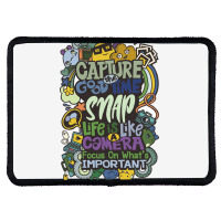 Camra Is Life Rectangle Patch | Artistshot