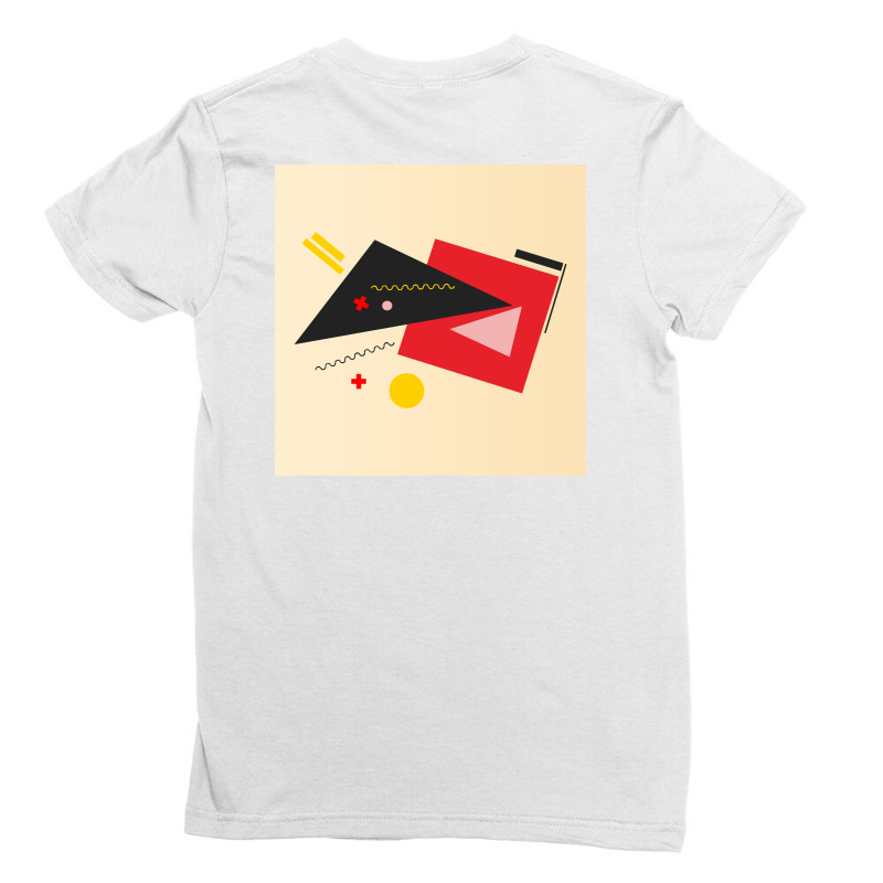 Abstract Dimention On The Box Ladies Fitted T-Shirt by Heri Iye | Artistshot