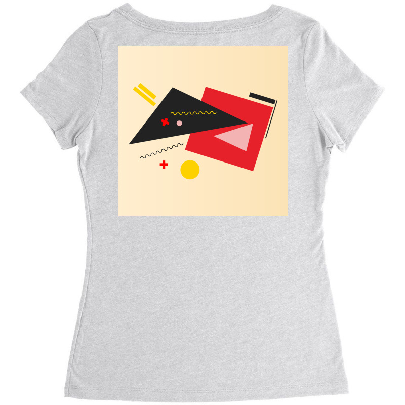 Abstract Dimention On The Box Women's Triblend Scoop T-shirt by Heri Iye | Artistshot