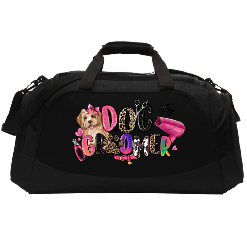 Dog Groomer Active Duffel | Artistshot