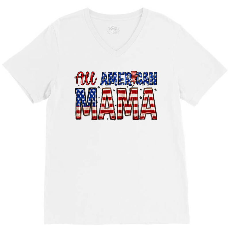 All American Mama Zillion V-neck Tee | Artistshot