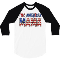 All American Mama Zillion 3/4 Sleeve Shirt | Artistshot