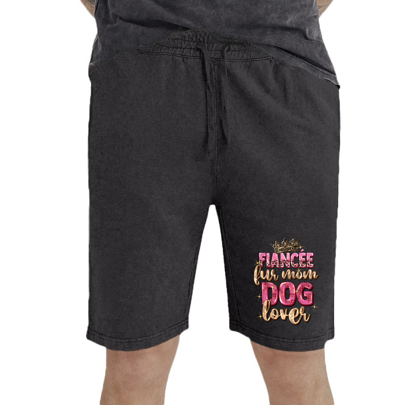 Fiancée Fur Mom Dog Lover Vintage Short | Artistshot