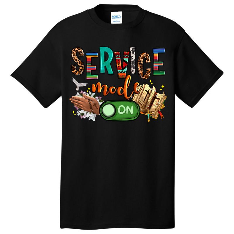 Service Mode On Woman Version Basic T-shirt | Artistshot