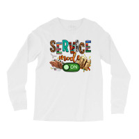 Service Mode On Woman Version Long Sleeve Shirts | Artistshot