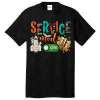 Service Mode On Basic T-shirt | Artistshot