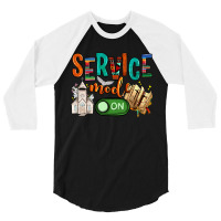 Service Mode On 3/4 Sleeve Shirt | Artistshot