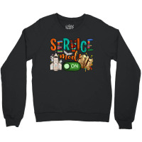 Service Mode On Crewneck Sweatshirt | Artistshot