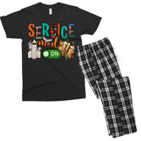 Service Mode On Men's T-shirt Pajama Set | Artistshot