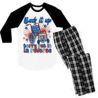 Back It Up Terry Put It In Reverse Men's 3/4 Sleeve Pajama Set | Artistshot