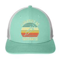 I Identify As Vaccinated Snapback Trucker Cap | Artistshot