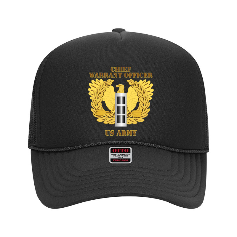 Emblem - Warrant Officer - Cw3 T-shirt Foam Trucker Hat by moonlight2270 | Artistshot