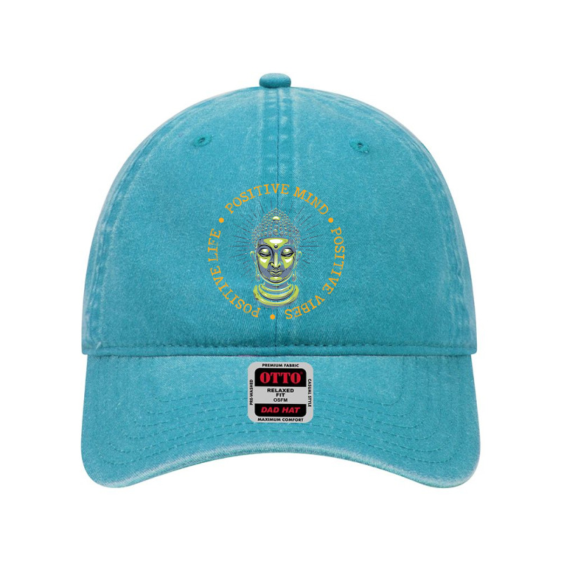 Buddhism Positive Life Positive Mind Buddha Meditation Dyed Cap by criticizematter | Artistshot