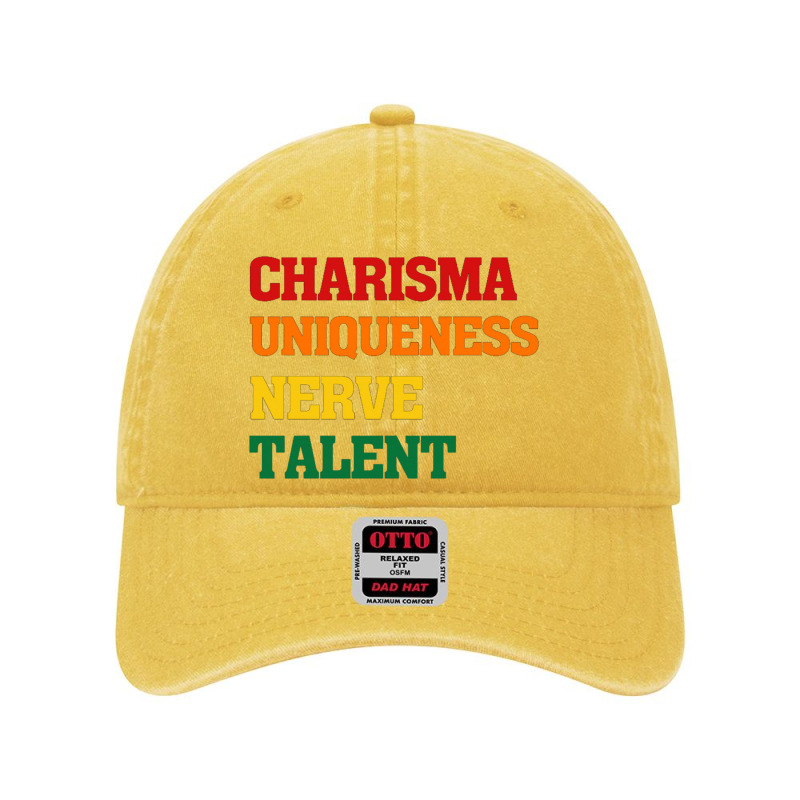 Charisma Uniqueness Nerve Talent Dyed Cap by nbobatiga | Artistshot