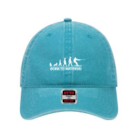 Born To Waterski Dyed Cap | Artistshot