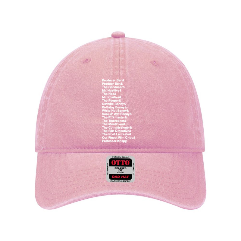 Ben's Nicknames Dyed Cap by michaelnaher | Artistshot