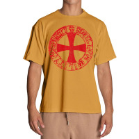 Mens Crusader Knight  Knights Templar Cross T  Badge Urban Heavy T-shirt | Artistshot