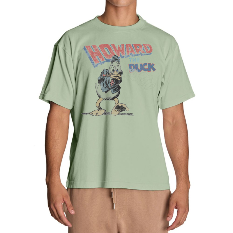 Howard The Duck, Faded And Distressed   Howard The Duck Urban Heavy T-shirt | Artistshot