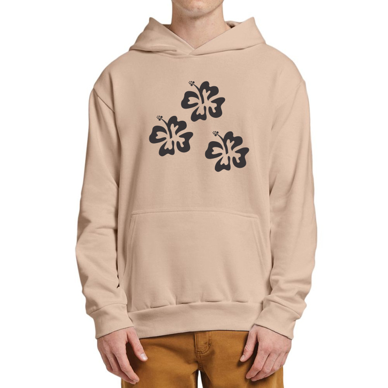 Hawaiian Flower Urban Pullover Hoodie | Artistshot