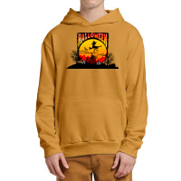 Halloween Graphic T-shirt Design And Typography Urban Pullover Hoodie | Artistshot