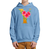 Floral Y Alphabet Cute Initial Monogram Letter Y Graphic T Shirt Urban Pullover Hoodie | Artistshot