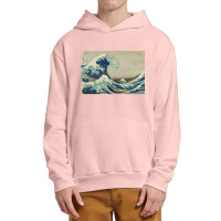 Great Wave Off The Coast Of Kanagawa By Katsushika Hokusai Urban Pullover Hoodie | Artistshot