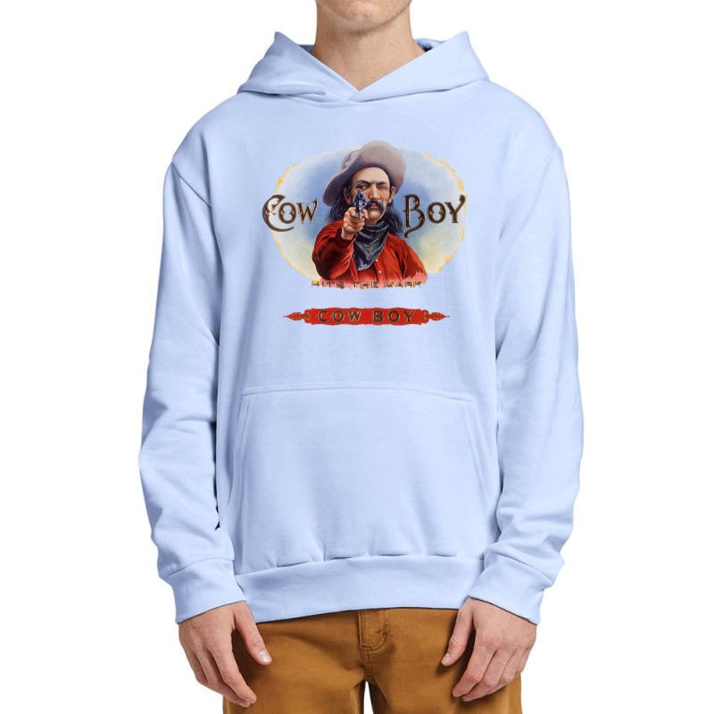 Vintage Cowboy Cigar Label Art Urban Pullover Hoodie by acesenpaii | Artistshot