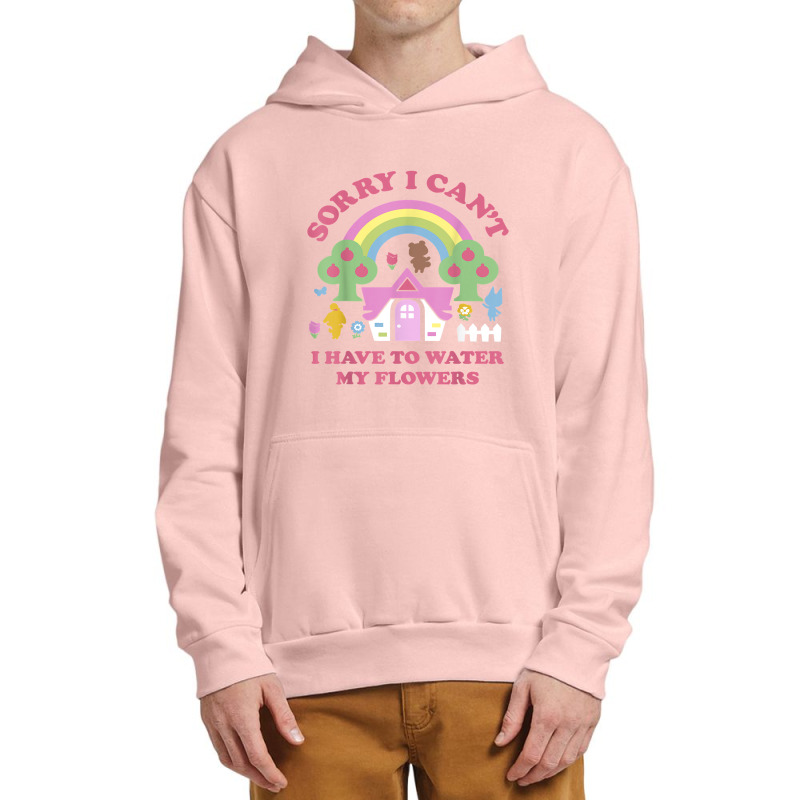 Animal Crossing Sorry I Can T I Have To Water My Flowers Urban Pullover Hoodie | Artistshot