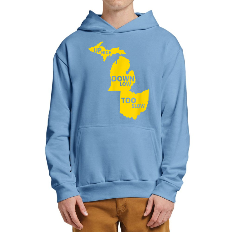 Up High Down Low Too Slow   Yellow T Shirt Urban Pullover Hoodie | Artistshot