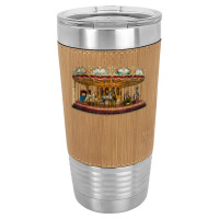 Beautiful Carousel Carnival Amusement Ride T Shirt Leatherette Tumbler | Artistshot