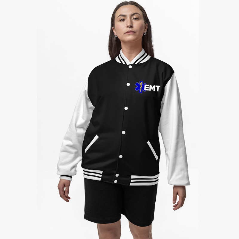 Ems Emt Emergency Medical Services First Responders Hoodie Bomber Jacket | Artistshot