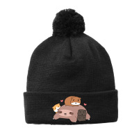 Sloth Loves Guinea Pigs Pom Pom Beanie | Artistshot