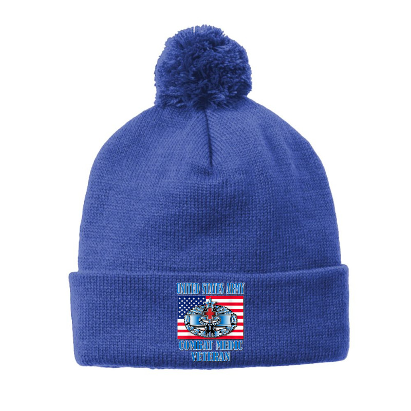 Combat Medic 2nd Award Back Pom Pom Beanie by AdeArt | Artistshot