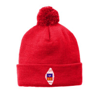 Mayotte Map Flag Drawing Line Art Pom Pom Beanie | Artistshot