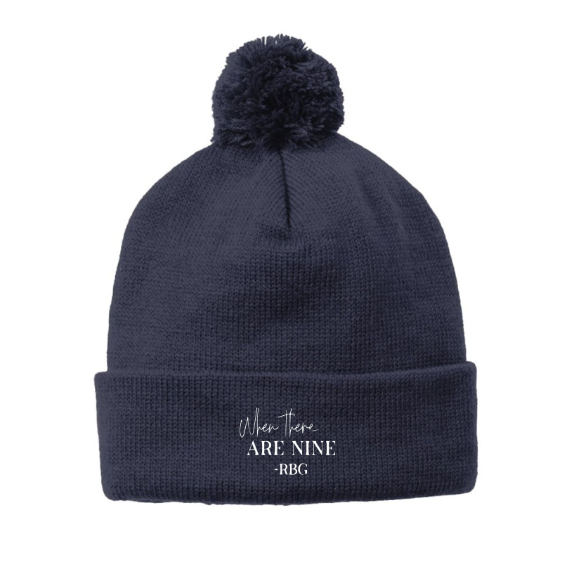 When There Are Nine Pom Pom Beanie by dudi2 | Artistshot