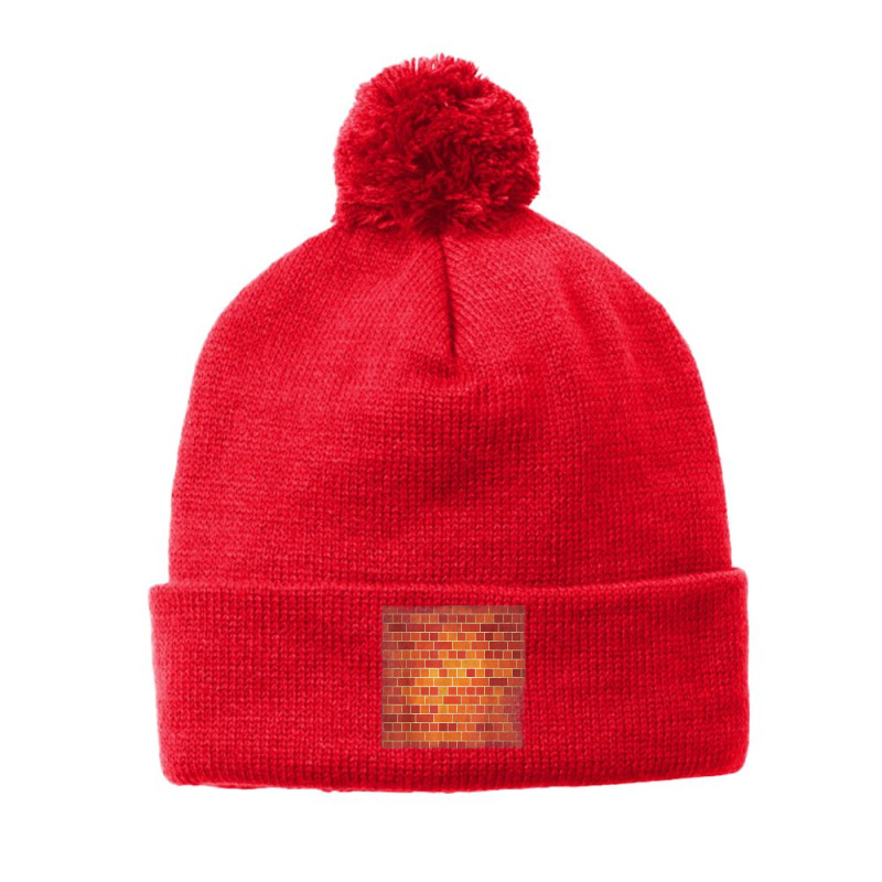 Brick Wall Shirt Construction Masonry Building Graphic Tee Pom Pom Beanie by adam.troare | Artistshot