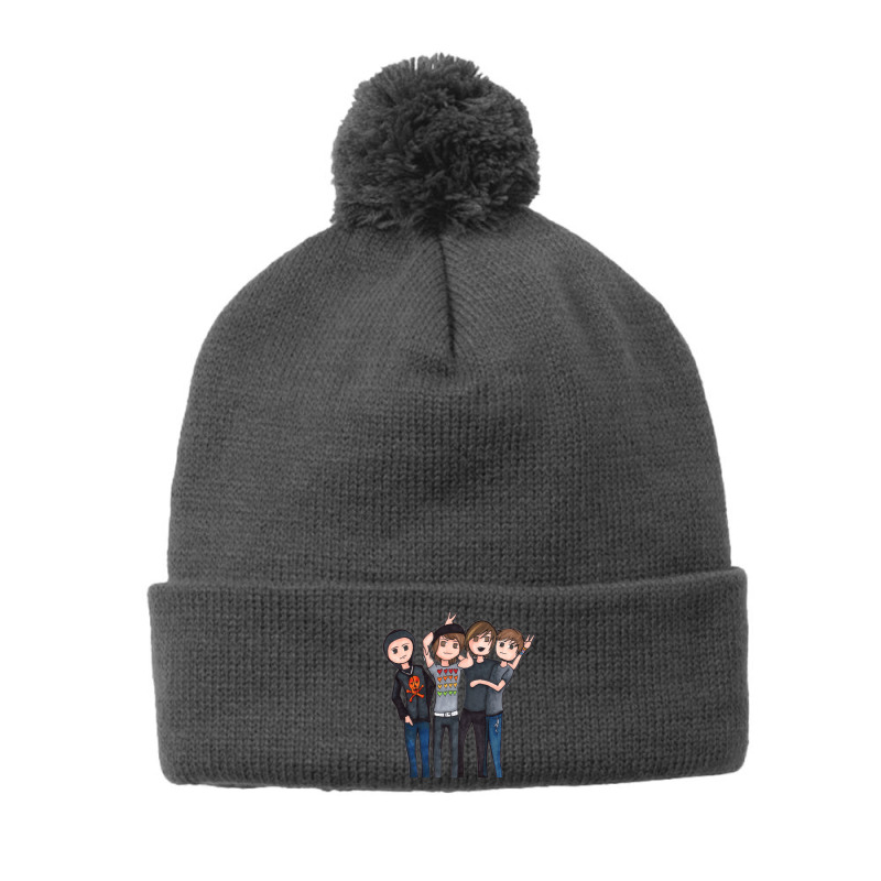 All Time Low Pom Pom Beanie by nazrilda | Artistshot