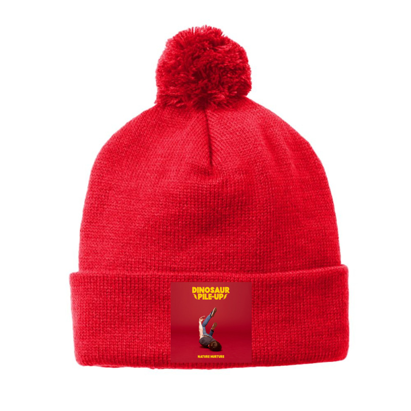 Dinosaur Pile Up 3 Pom Pom Beanie | Artistshot