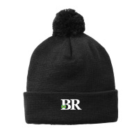 Brazil Flag And Country Initials Pom Pom Beanie | Artistshot