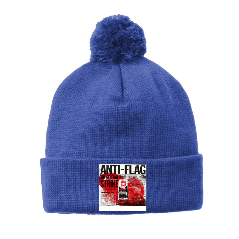 Anti Flag The General Strike Tour Dates 2022 Sukoharjo Pom Pom Beanie by adnanbuyung | Artistshot