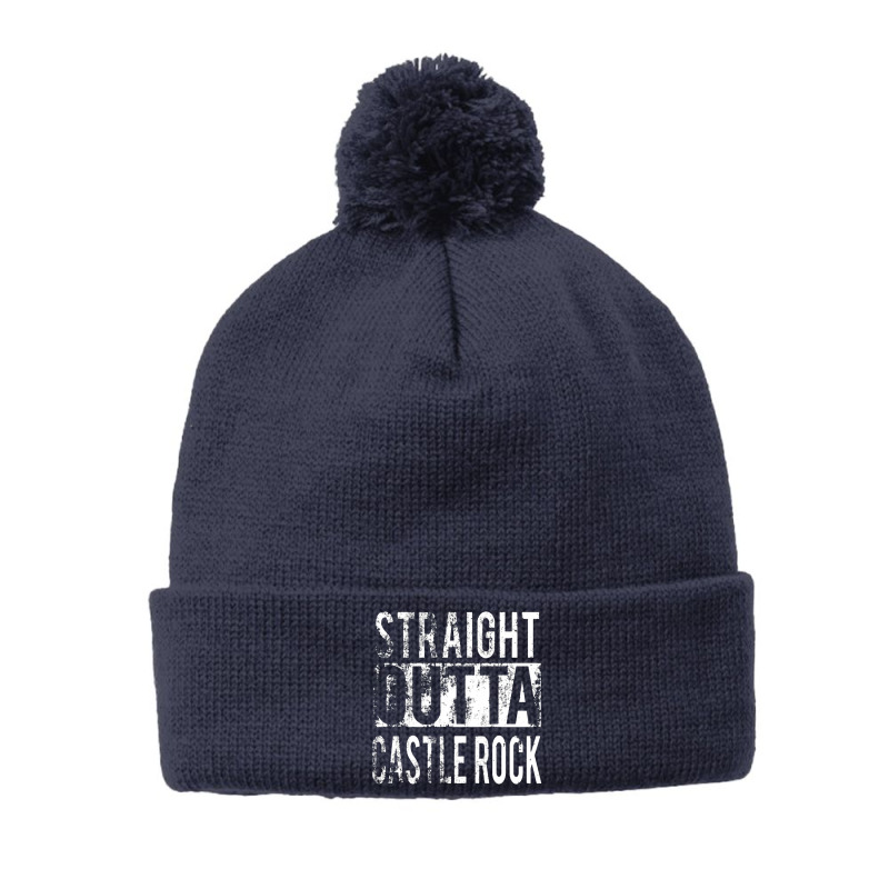 Straight Outta Castle Rock Pom Pom Beanie | Artistshot