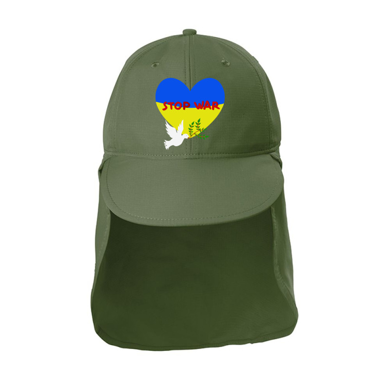 Blue And Yellow Flag Sun Shade Cap | Artistshot