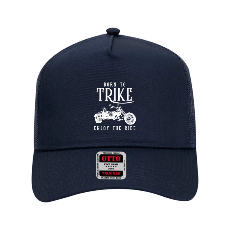 Born To Trike Motorbike Mesh Back Trucker Hat by Yuh2105 | Artistshot