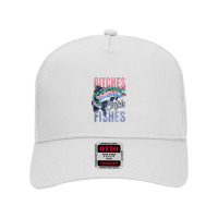 Bitches Catch Fishes Trout Fishing Mesh Back Trucker Hat | Artistshot