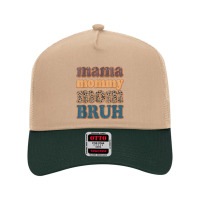 Mama Mommy Mom Bruh Vintage Leopard Boys Girls Kids Mesh Back Trucker Hat | Artistshot