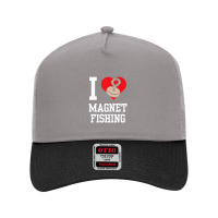 I Love Magnet Fishing Fisherman Magnets Fisher Premium Mesh Back Trucker Hat | Artistshot